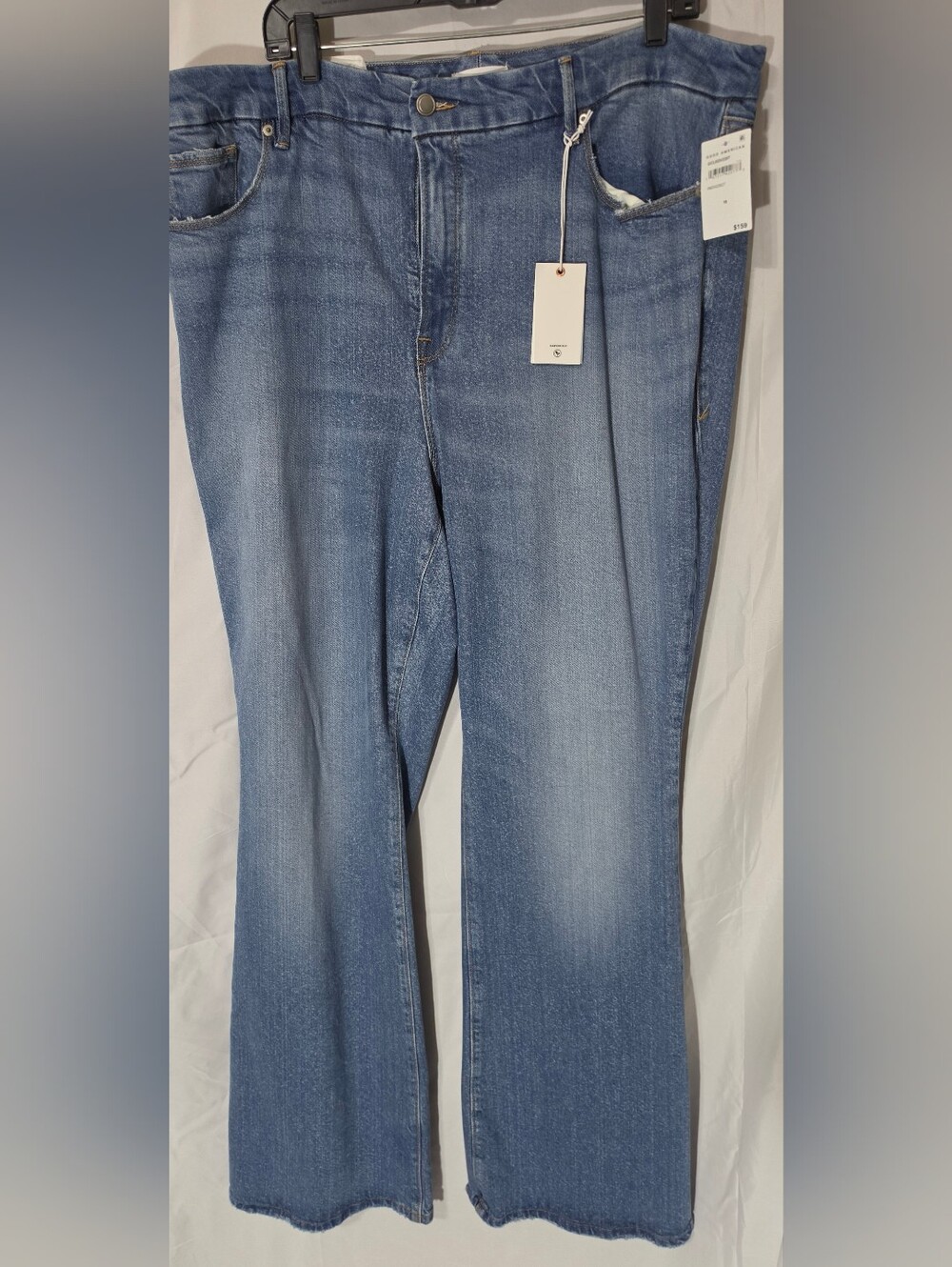 Good American Good Classic Slim Bootcut Jeans